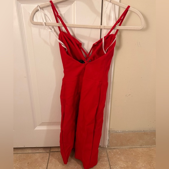 Lulu’s Red Mini Dress - Picture 4 of 5
